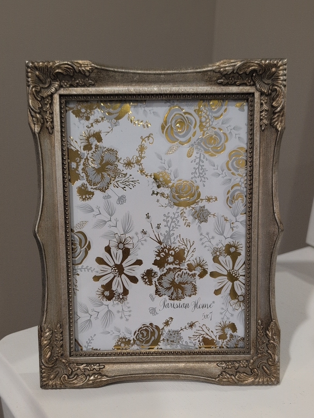 Parisian Home Rustic Gold-Colored Ornate 5x7 Picture Frame